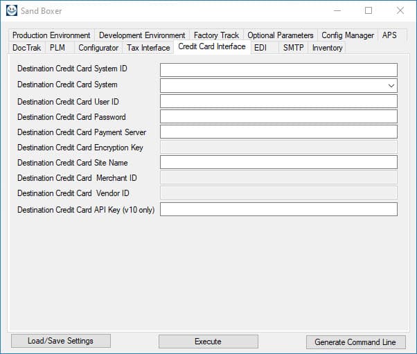 Credit Card Interface